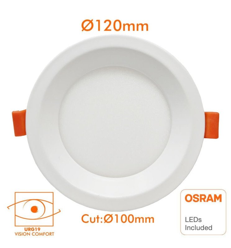 Downlight LED 12W Circular - OSRAM CHIP DURIS E 2835 - Detalle 2