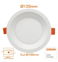 Downlight LED 12W Circular - OSRAM CHIP DURIS E 2835 - Detalle 2