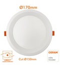Downlight LED 16W Circular - OSRAM CHIP DURIS E 2835 - Detalle 2