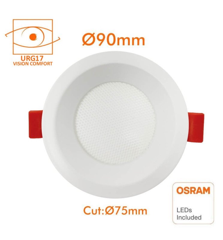 Downlight LED Circular 8W - OSRAM CHIP DURIS E 2835 - Detalle 2
