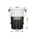 Empotrable LED 18W-24W LUCERNA - 38° - UGR11 - Detalle 4