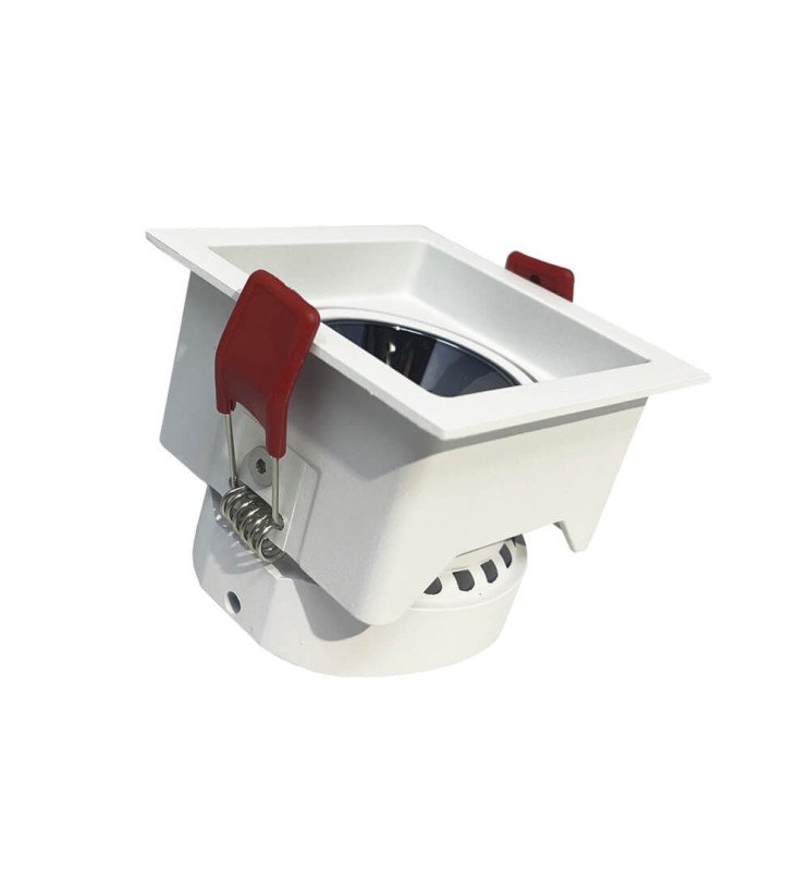 Empotrable LED 5W - 8W -12W Cuadrado Blanco Bridgelux - Detalle 4