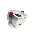 Empotrable LED 5W - 8W -12W Cuadrado Blanco Bridgelux - Detalle 4