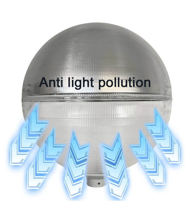 Farola Globo Anti Contaminación Lumínica para Lámpara - Detalle 3