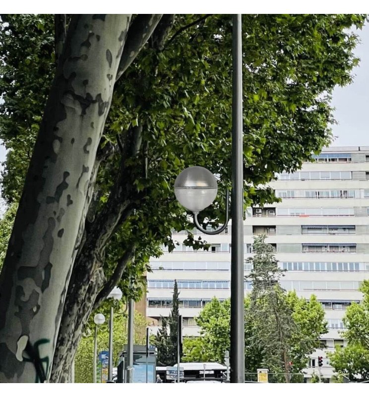 Farola Globo Anti Contaminación Lumínica para Lámpara - Detalle 5