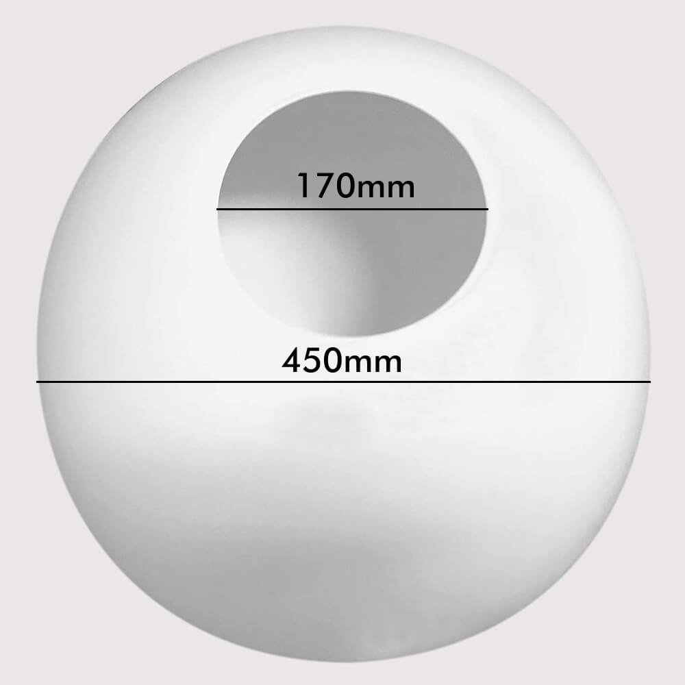 Farola Globo para Lámparas E27 | 450mm | Hole 50-60mm - Detalle 5