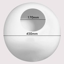 Farola Globo para Lámparas E27 | 450mm | Hole 50-60mm - Detalle 5