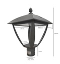Farola LED 10W - 100W NEW VILLA Philips Driver - Detalle 5