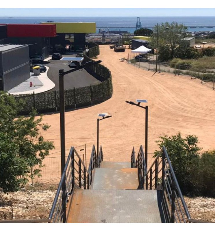 Farola LED 200W SOLAR ECO SANAN Programable - Detalle 3
