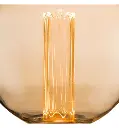 Bombilla LED Modern Cristal Ambar 4w E27 G125 - Vista Detalle #3