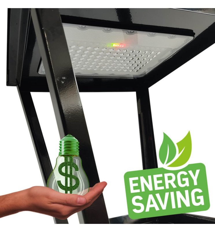 Farola LED Villa Solar 200W 3CCT | Sensor Crepuscular - Detalle 3