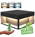 Baliza Solar LED Sobremuro Cuadrada Aluminio CCT - Vista Detalle #1