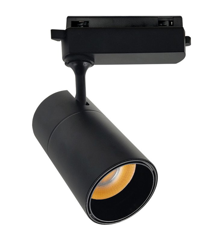 Foco LED 30W PARIS Negro Carril Monofásico | Chip - Detalle 5