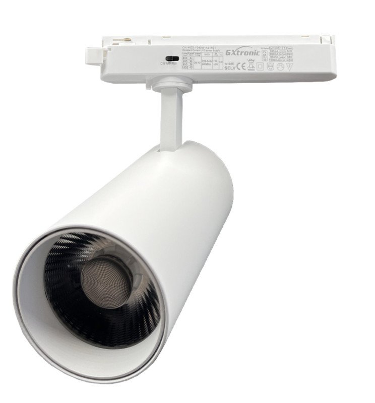 Foco LED 40W - 34W NEW MAYA Blanco Carril Monofásico - Detalle 4