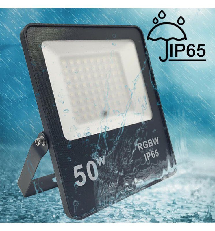 Foco Proyector RGB+W LED 50W DOB IP65 - Detalle 3