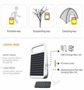 Foco Proyector Solar Portátil Led - 4W - Power Bank + - Detalle 2