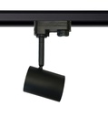Foco de Carril NEGRO para Lámpara GU10 - TRIFÁSICO - Detalle 2