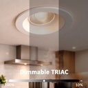 Foco empotrable LED 8W Ignífugo | Regulable TRIAC | - Detalle 4