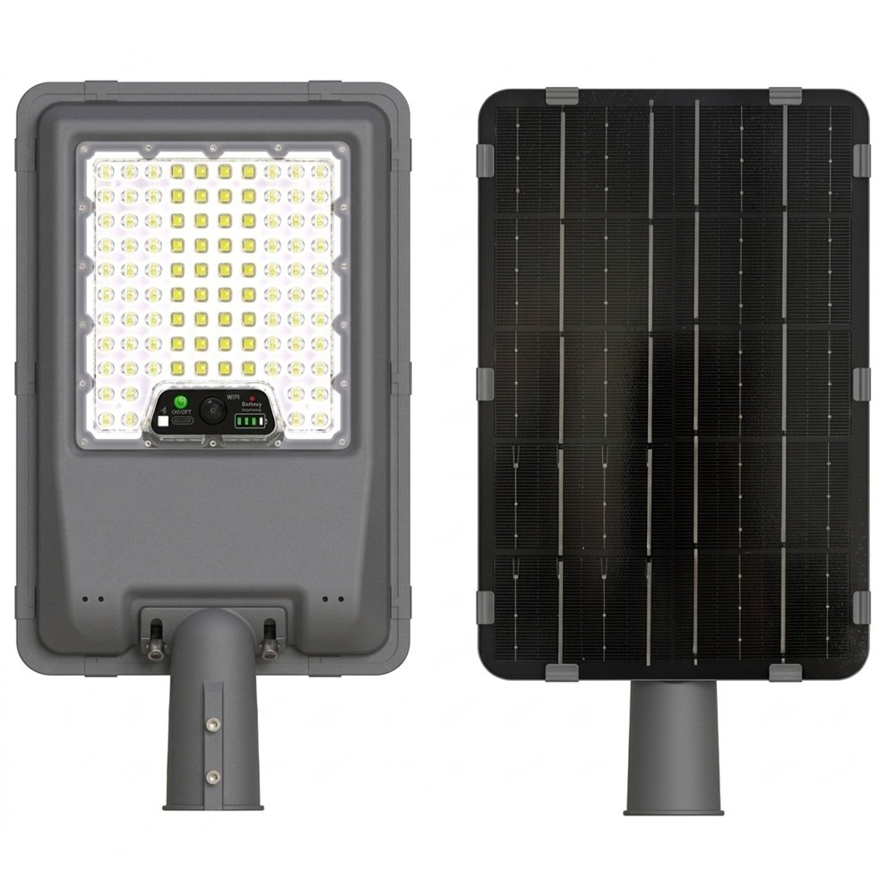 Kit Poste Aluminio 2,5metros + Farola LED Solar EcoSun - Detalle 4