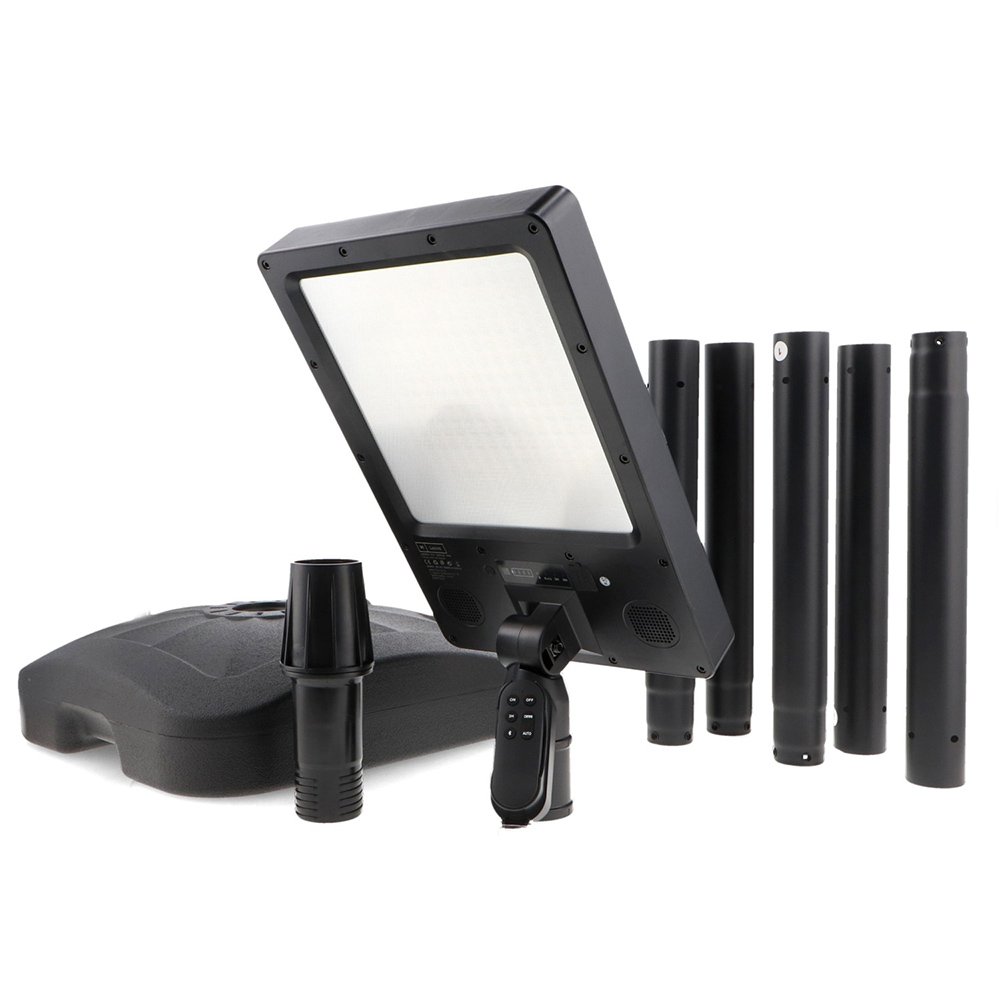 Kit Poste Aluminio 2,5metros + Farola LED Solar - Detalle 2