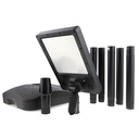 Kit Poste Aluminio 2,5metros + Farola LED Solar - Detalle 2