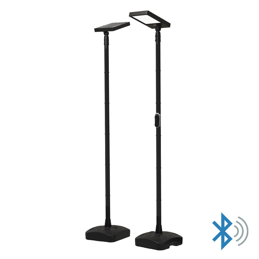 Kit Poste Aluminio 2,5metros + Farola LED Solar - Detalle 4