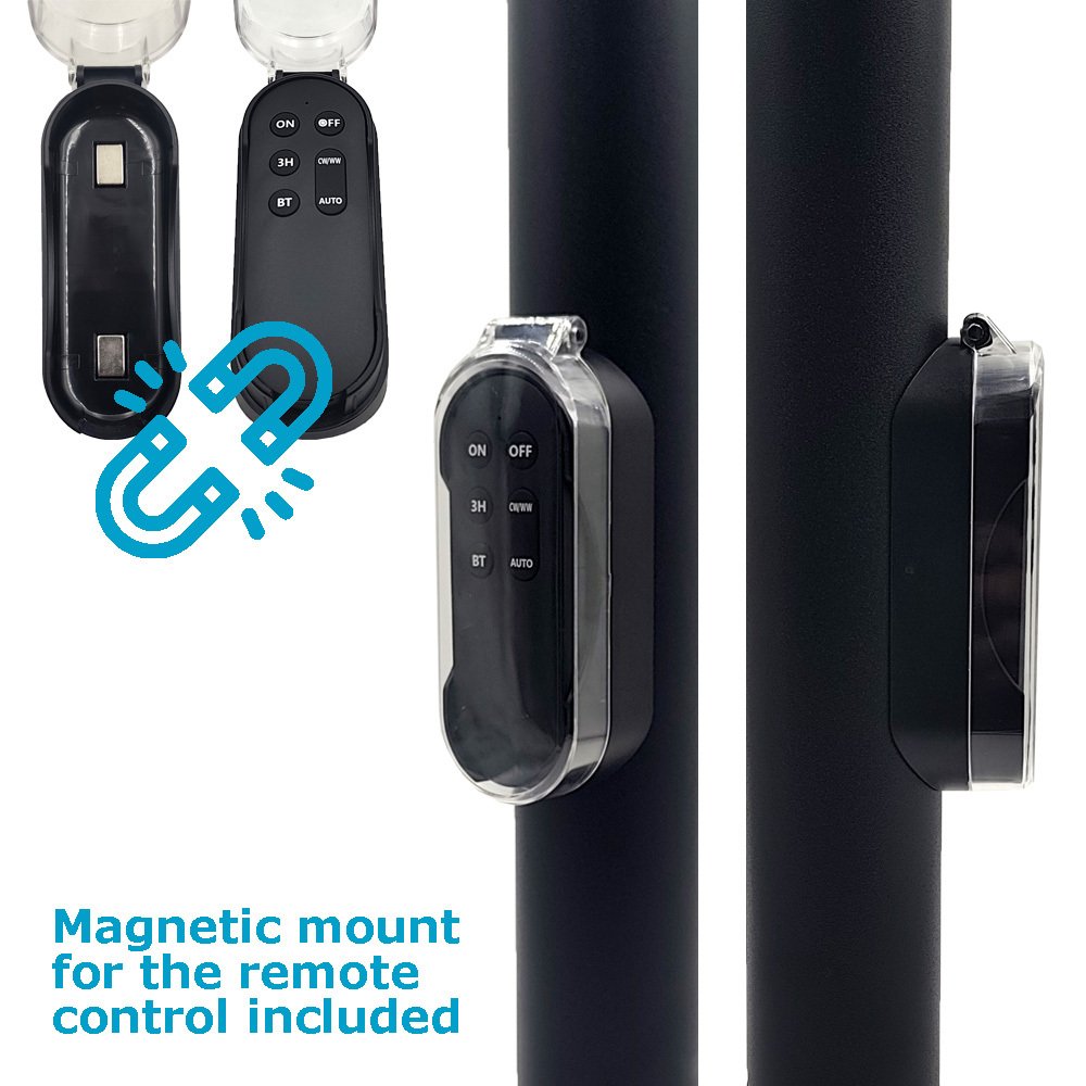 Kit Poste Aluminio 2,5metros + Farola LED Solar - Detalle 5
