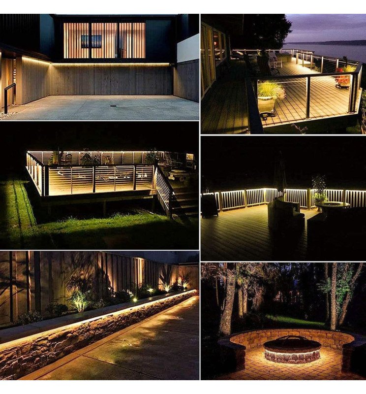 Kit Tira LED Solar Para Exterior 5m 2700K IP66 - Detalle 5