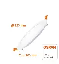 Placa Slim LED Circular 8w OSRAM Chip - Vista Detalle #2