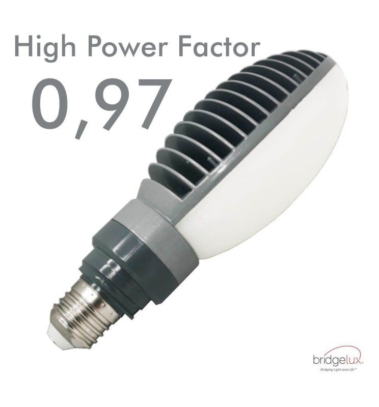 Lampara LED 36W BRIDGELUX E27 -167Lm/W - Alta - Detalle 2