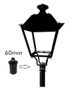 Soporte de acoplamiento para columna farola LED - 60mm - Detalle 2