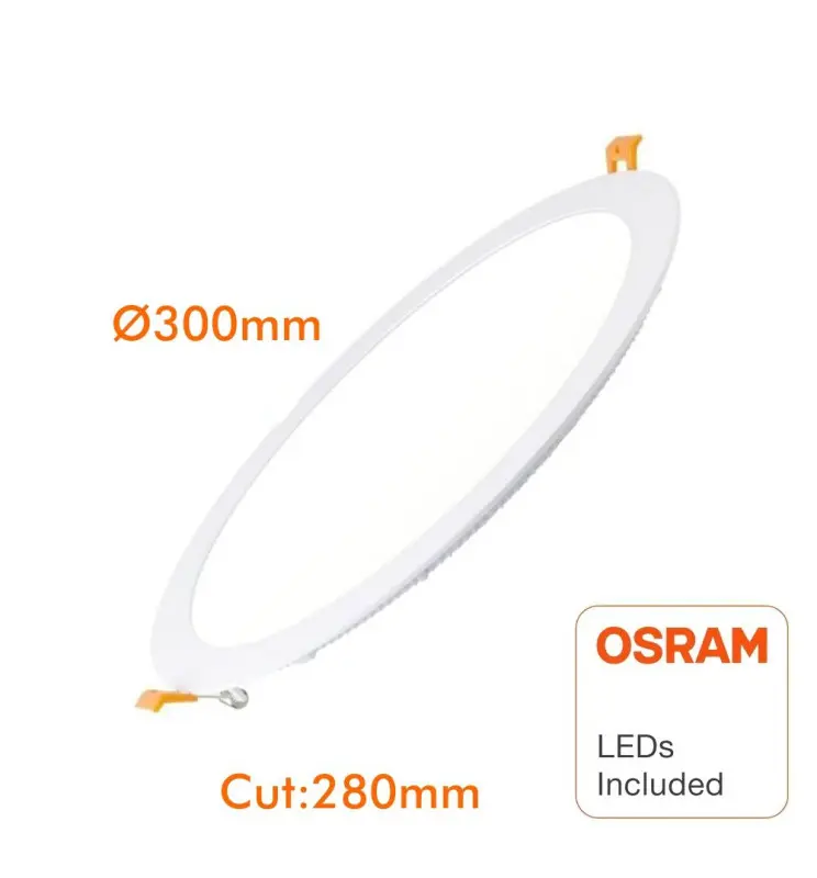 Placa Slim LED Circular 30w OSRAM Chip - Vista Detalle #2