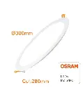 Placa Slim LED Circular 30w OSRAM Chip - Vista Detalle #2