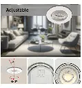 Empotrable LED 7w Circular Blanco Orientable CCT Color Seleccionable - Vista Detalle #2