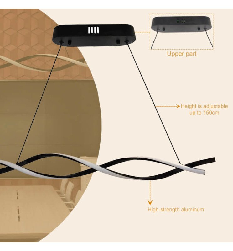 Lámpara LED Colgante - TORSTED - 24W - CRI88 - Detalle 5