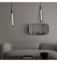 Lámpara LED Filamento Colgante - Cristal Ahumado - 4W - Detalle 2