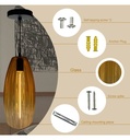 Lámpara LED Filamento Colgante - Golden Glass - 4W - Detalle 5
