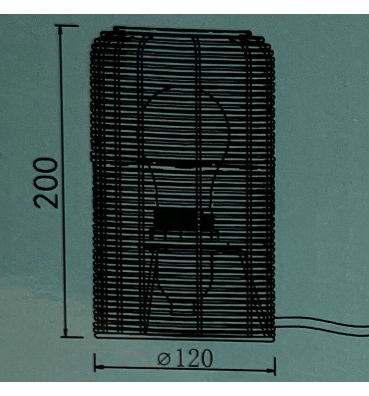 Lámpara de mesa - DOKKA - para E27 - Detalle 5
