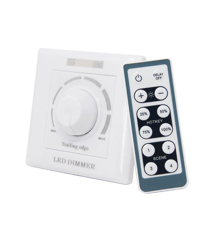 Regulador TRIAC 200W Dimmer AC 220V con mando IR - Detalle 1