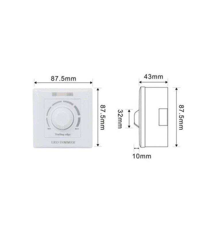 Regulador TRIAC 200W Dimmer AC 220V con mando IR - Detalle 2