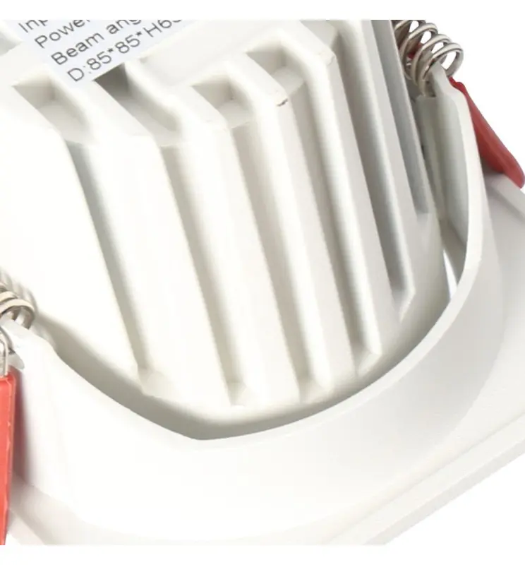 Empotrable LED 5w 8w 12w Cuadrado Blanco Bridgelux Chip Ugr11 CCT CRI 92 - Vista Detalle #2