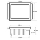 Módulo Óptico LED 60W | SMD3030 Bridgelux 180Lm/W | - Detalle 3