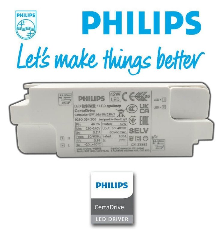 Panel LED 120x60 - 80W - SMD4014 - Philips CertaDrive - Detalle 3