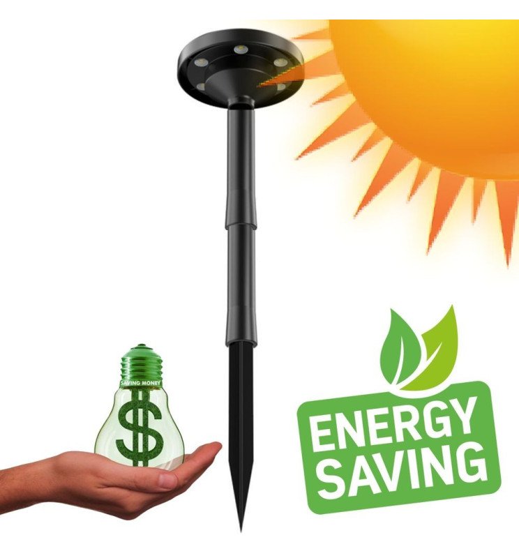 Pica Solar LED jardín - GENK - IP65 - CCT - Detalle 1