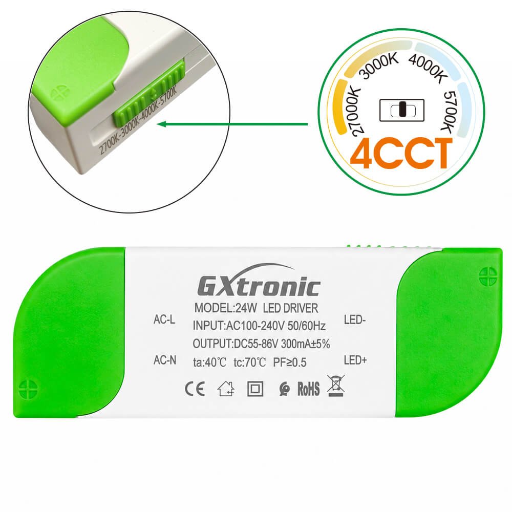 Placa Slim LED Circular 24W 4CCT Select | OSRAM CHIP - Detalle 2
