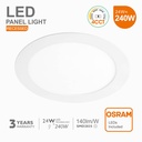 Placa Slim LED Circular 24W 4CCT Select | OSRAM CHIP - Detalle 3