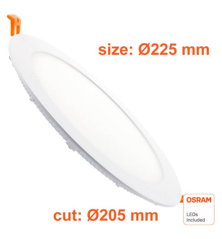 Placa Slim LED Circular 24W 4CCT Select | OSRAM CHIP - Detalle 4