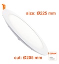 Placa Slim LED Circular 24W 4CCT Select | OSRAM CHIP - Detalle 4