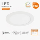 Placa Slim LED Circular 6W 4CCT Select | OSRAM CHIP - Detalle 3