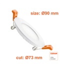 Placa Slim LED Circular 6W 4CCT Select | OSRAM CHIP - Detalle 4